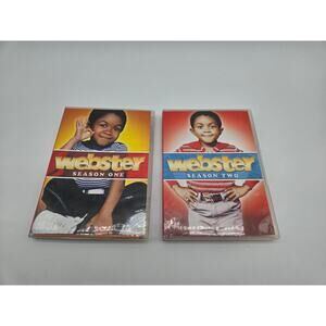 Webster Complete Seasons 1 & 2 DVD Set Family Sitcom TV Show Pre-Owned Excellent